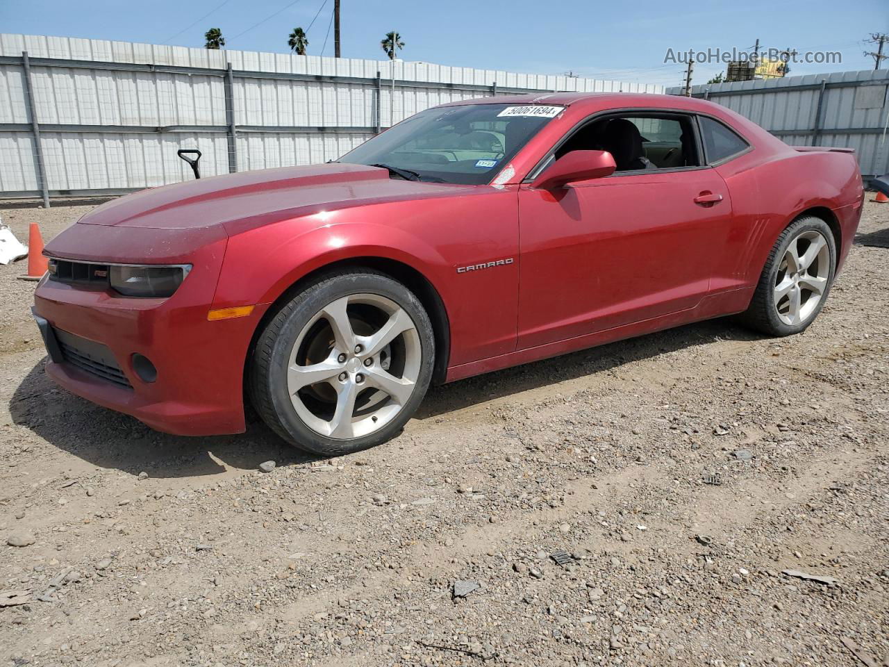 2015 Chevrolet Camaro Lt Red vin: 2G1FD1E35F9279458