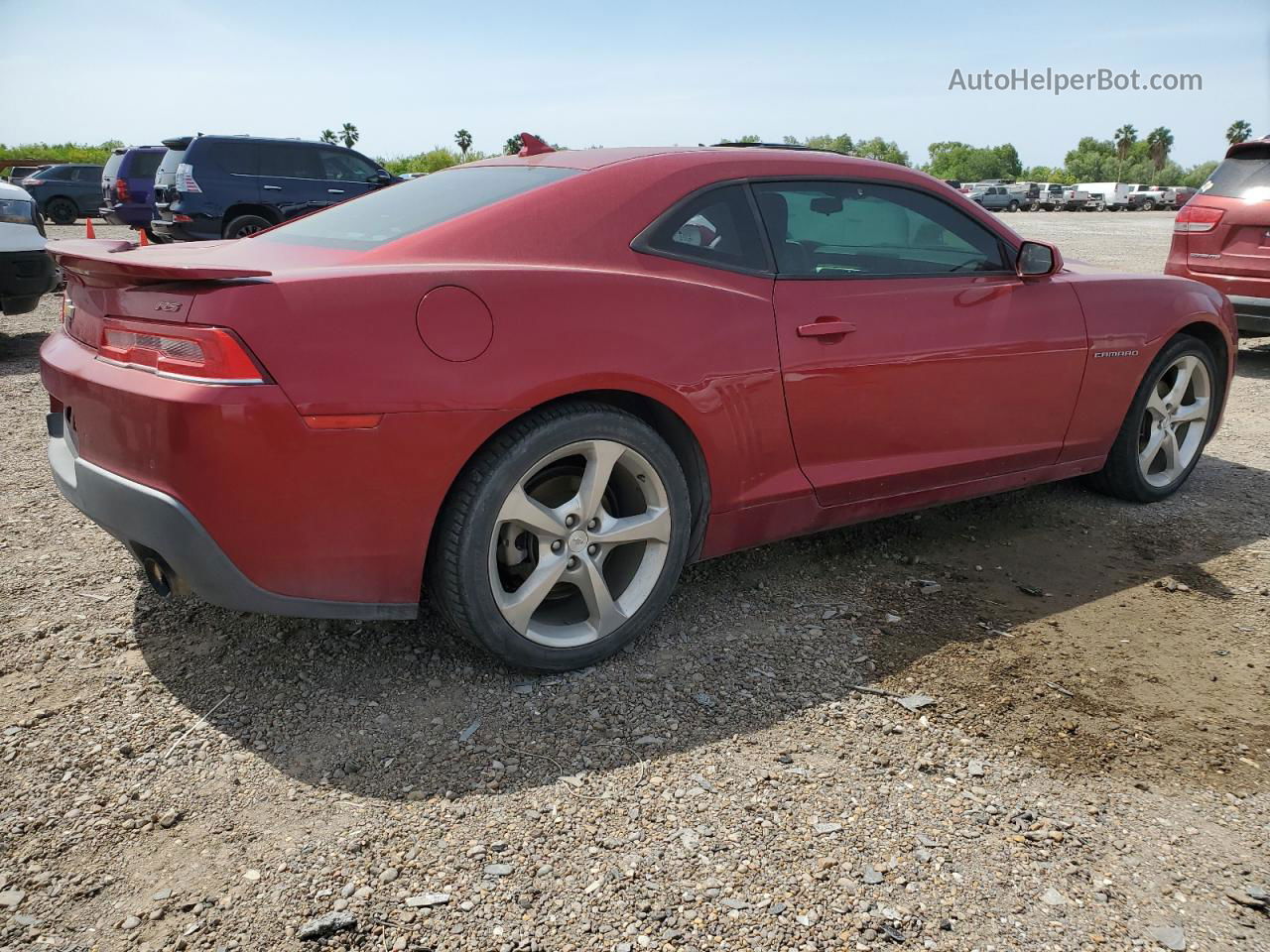 2015 Chevrolet Camaro Lt Red vin: 2G1FD1E35F9279458