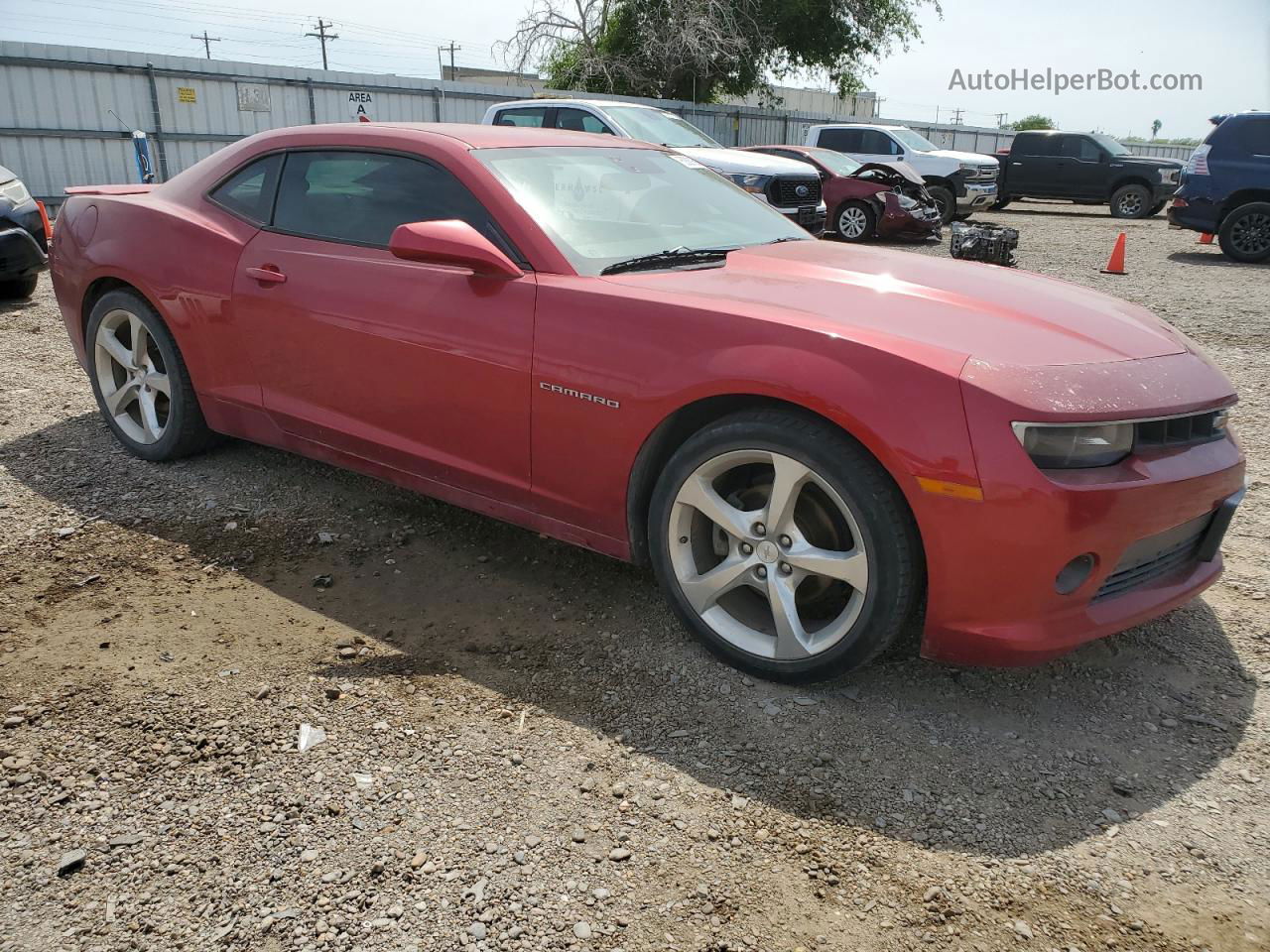 2015 Chevrolet Camaro Lt Red vin: 2G1FD1E35F9279458