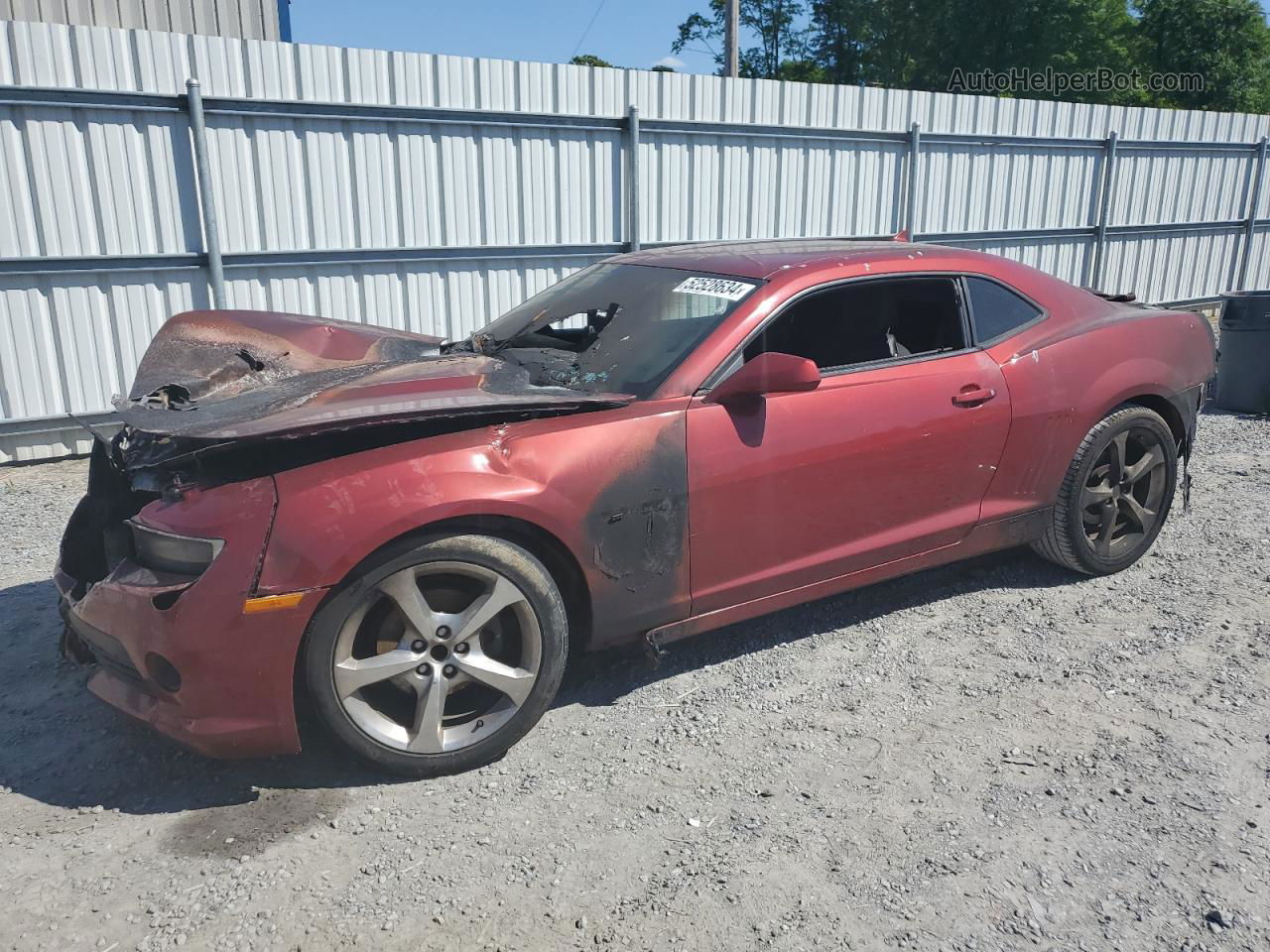 2015 Chevrolet Camaro Lt Red vin: 2G1FD1E35F9283526