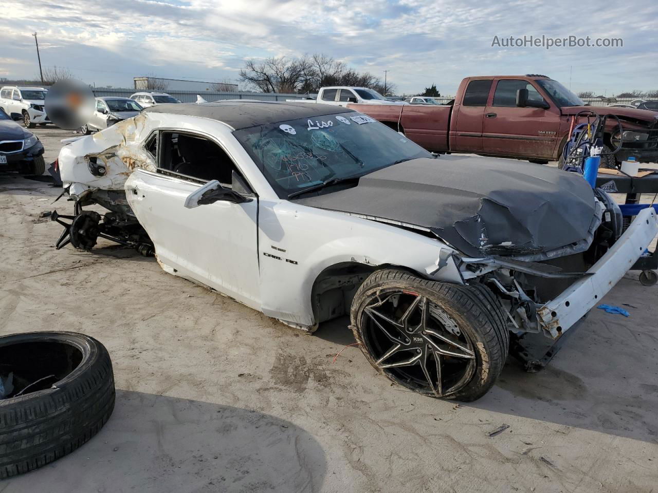 2015 Chevrolet Camaro Lt White vin: 2G1FD1E36F9103423