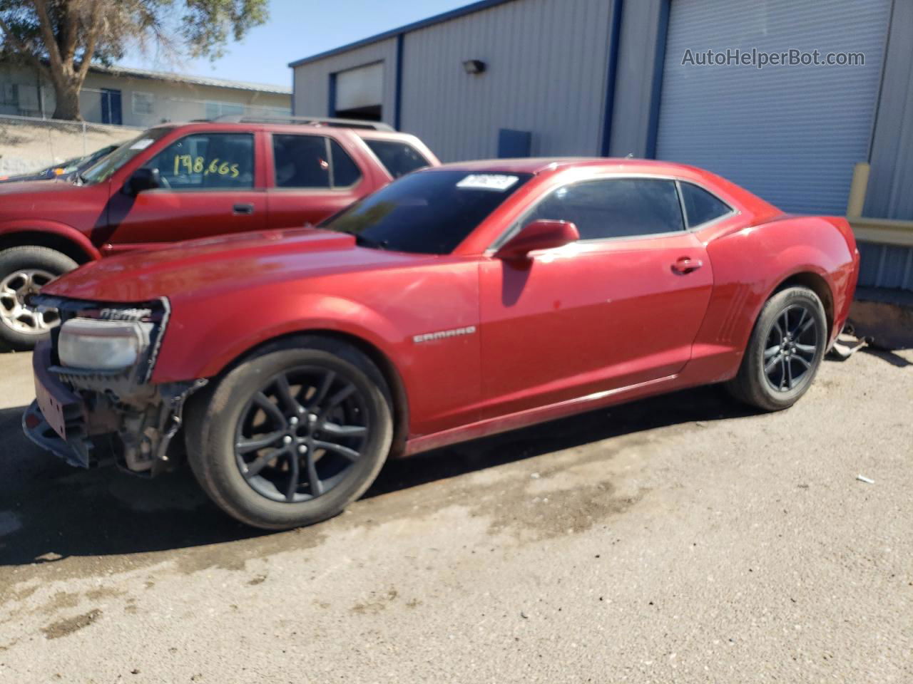 2015 Chevrolet Camaro Lt Burgundy vin: 2G1FD1E36F9109481