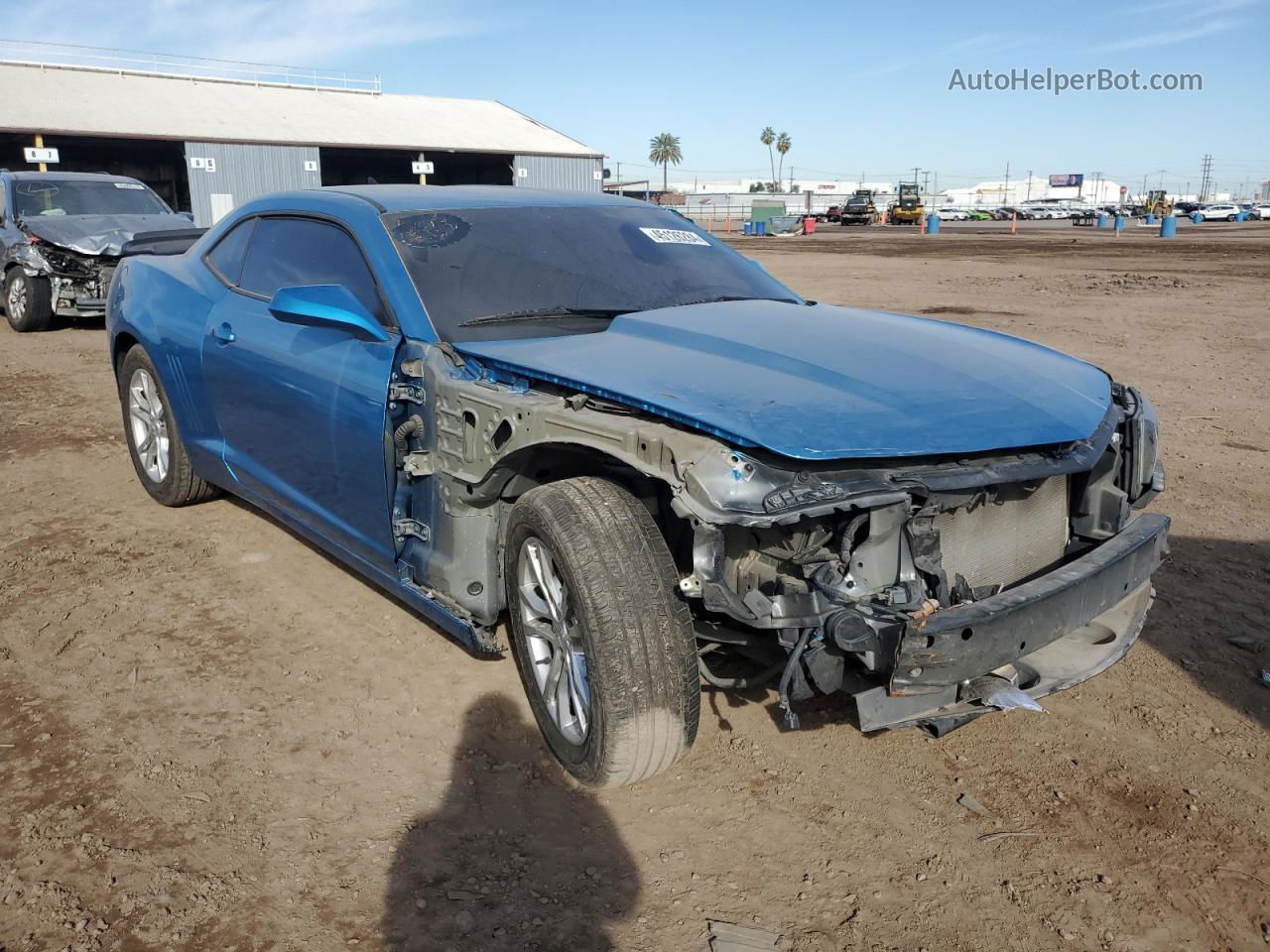 2015 Chevrolet Camaro Lt Blue vin: 2G1FD1E36F9110100