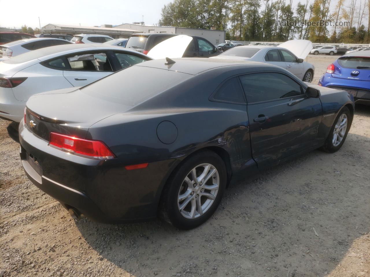 2015 Chevrolet Camaro Lt Gray vin: 2G1FD1E36F9261048