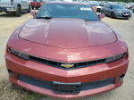 2015 Chevrolet Camaro Lt Burgundy vin: 2G1FD1E36F9308207