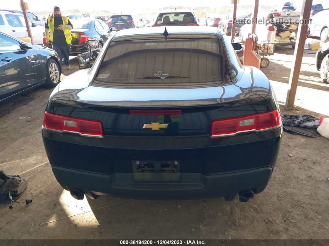 2015 Chevrolet Camaro 1lt Black vin: 2G1FD1E37F9105083