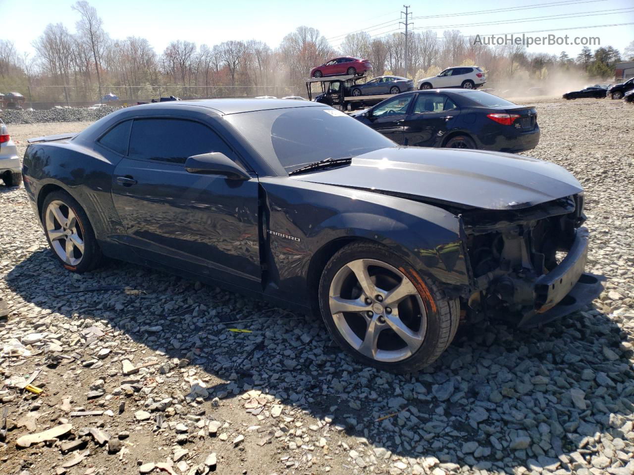 2015 Chevrolet Camaro Lt Серый vin: 2G1FD1E37F9110543