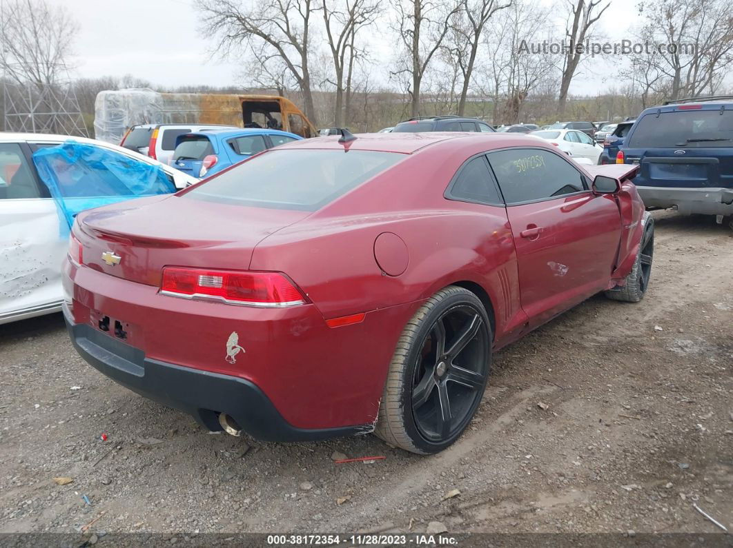 2015 Chevrolet Camaro 1lt Maroon vin: 2G1FD1E37F9124586