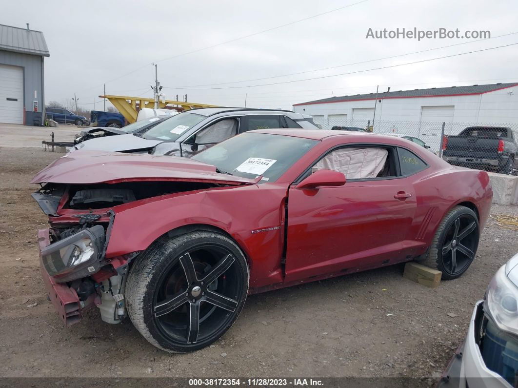 2015 Chevrolet Camaro 1lt Maroon vin: 2G1FD1E37F9124586