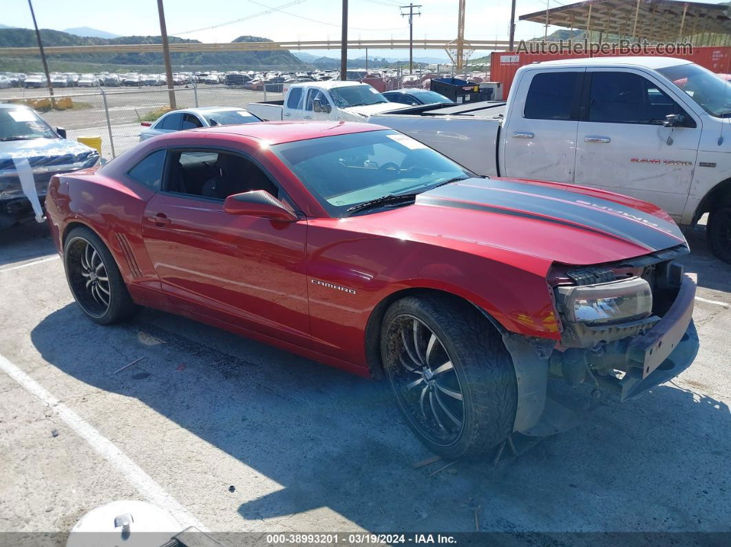 2015 Chevrolet Camaro 1lt Burgundy vin: 2G1FD1E37F9136267