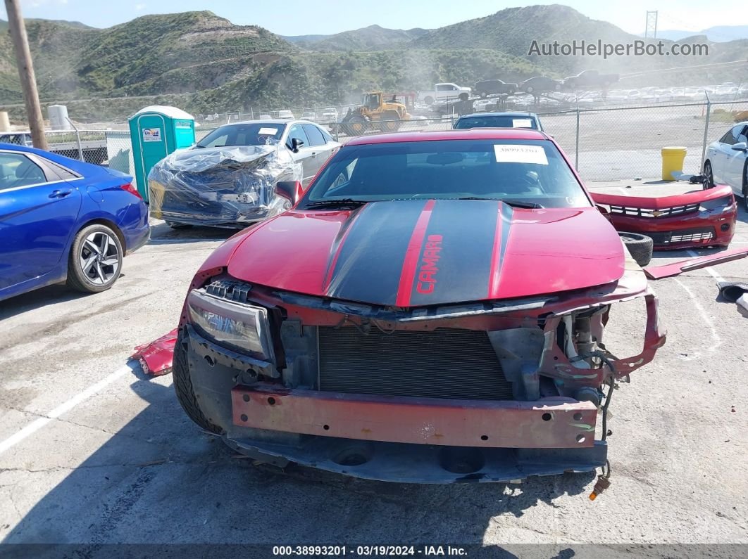 2015 Chevrolet Camaro 1lt Burgundy vin: 2G1FD1E37F9136267