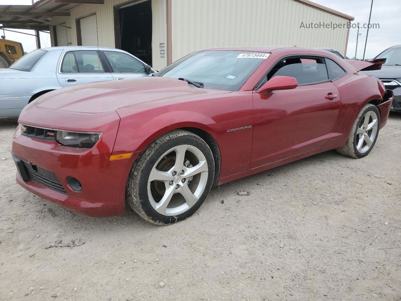 2015 Chevrolet Camaro Lt Темно-бордовый vin: 2G1FD1E37F9168622