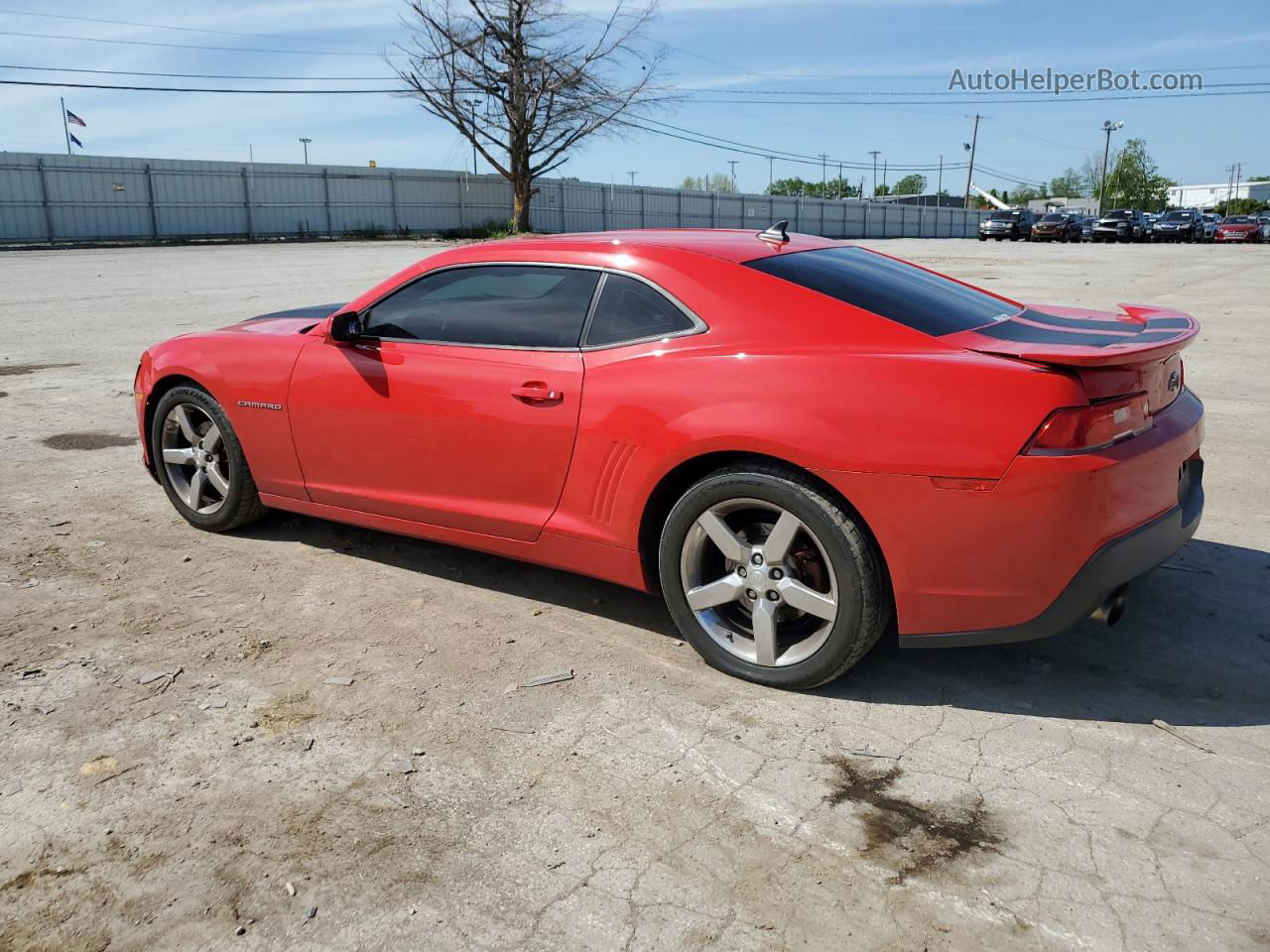 2015 Chevrolet Camaro Lt Red vin: 2G1FD1E37F9213557