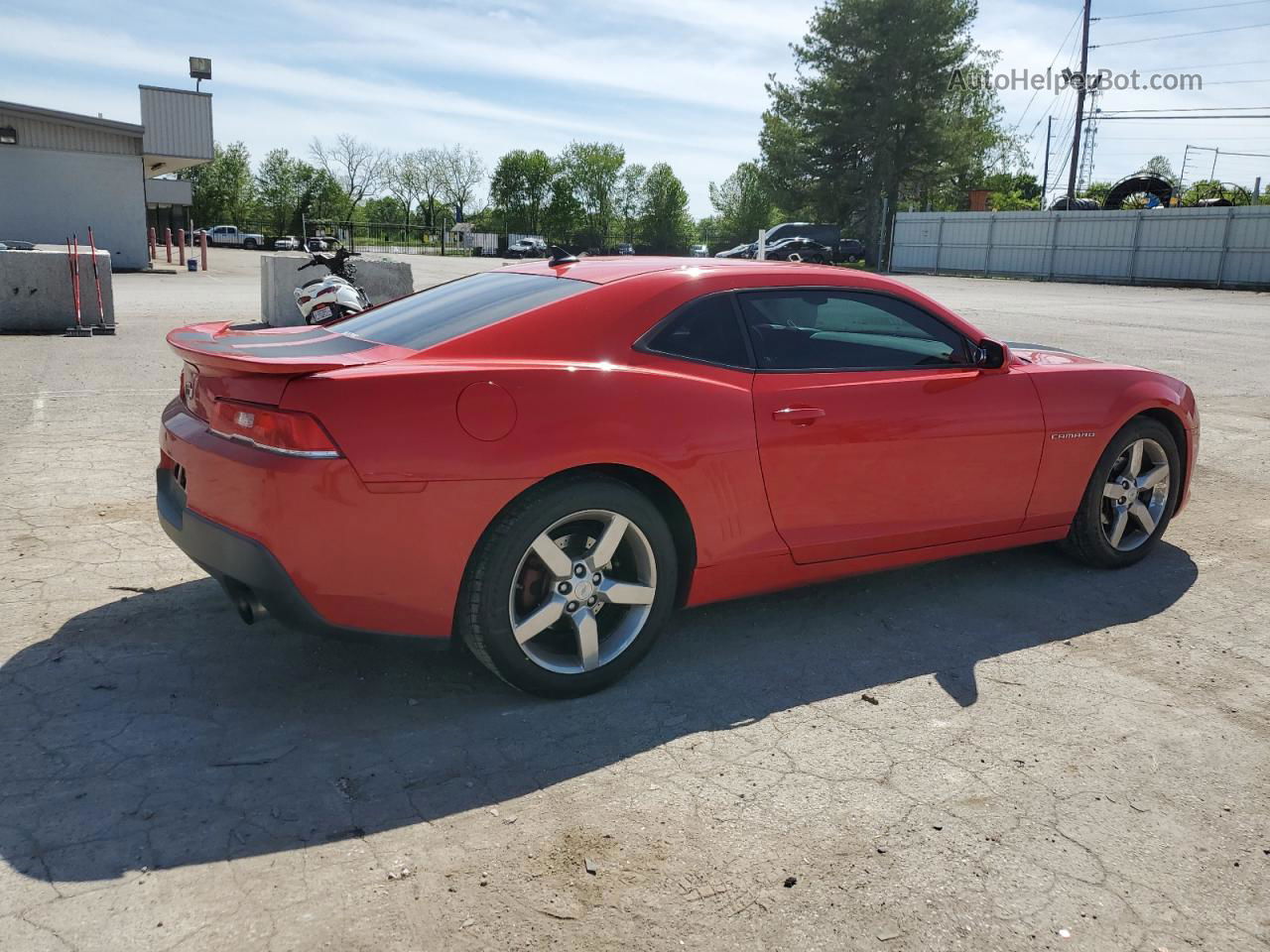 2015 Chevrolet Camaro Lt Red vin: 2G1FD1E37F9213557