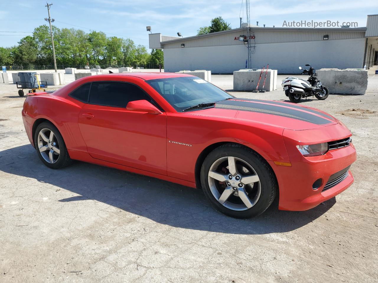 2015 Chevrolet Camaro Lt Red vin: 2G1FD1E37F9213557