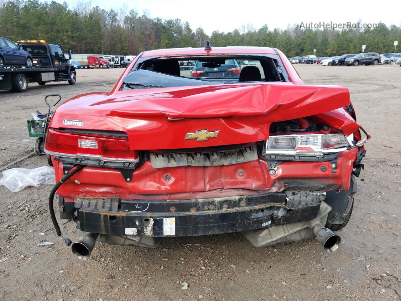 2015 Chevrolet Camaro Lt Red vin: 2G1FD1E37F9247563