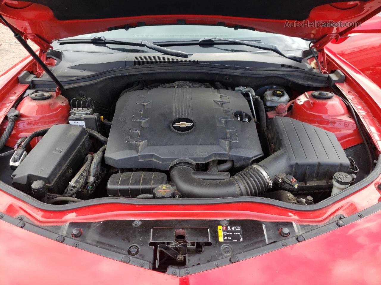 2015 Chevrolet Camaro Lt Red vin: 2G1FD1E37F9247563