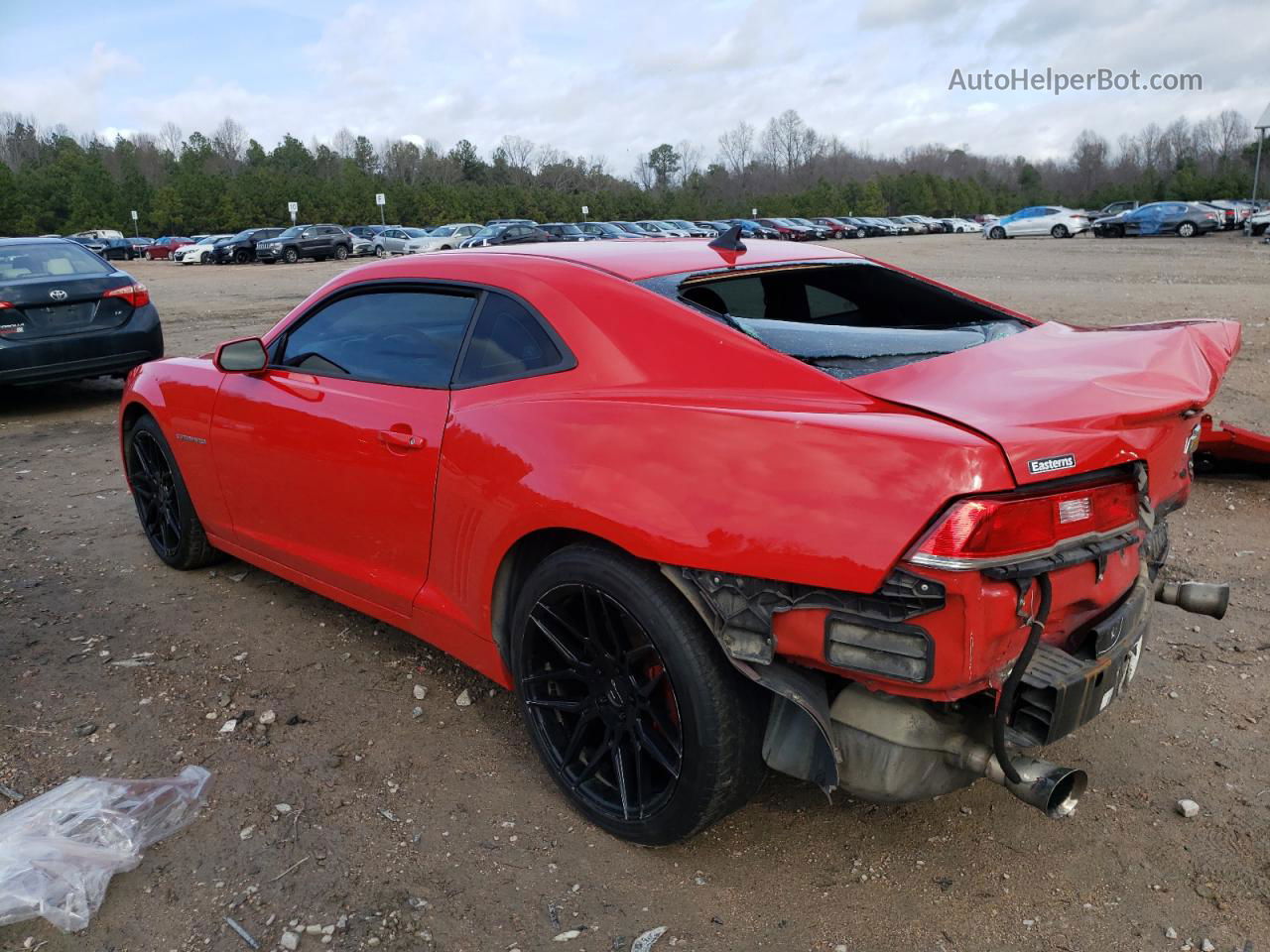 2015 Chevrolet Camaro Lt Red vin: 2G1FD1E37F9247563