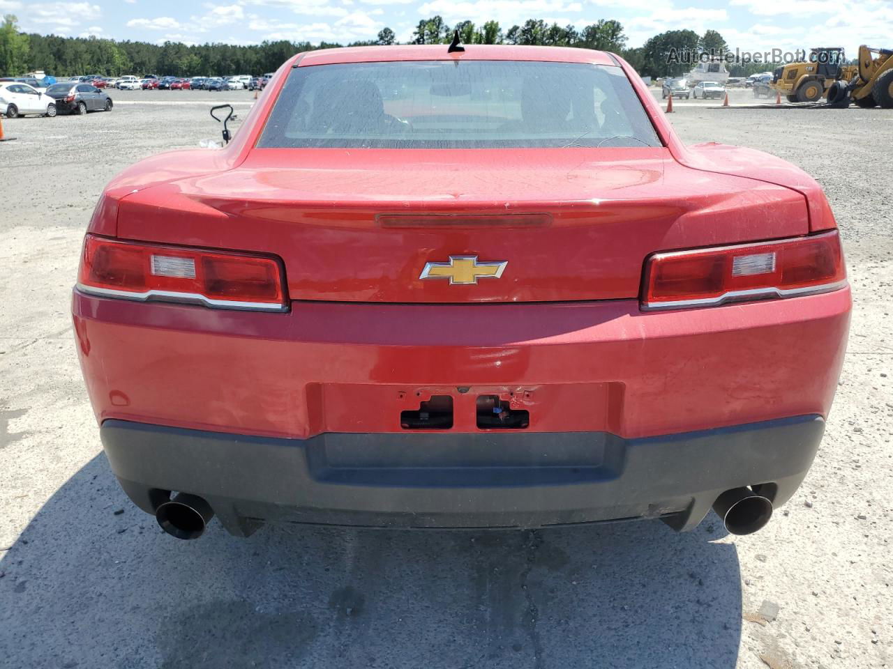 2015 Chevrolet Camaro Lt Red vin: 2G1FD1E37F9255629