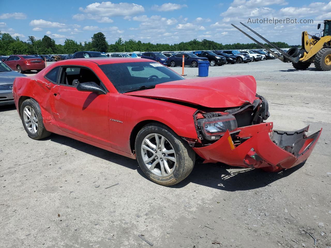 2015 Chevrolet Camaro Lt Red vin: 2G1FD1E37F9255629