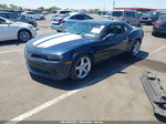 2015 Chevrolet Camaro 1lt Blue vin: 2G1FD1E37F9262466