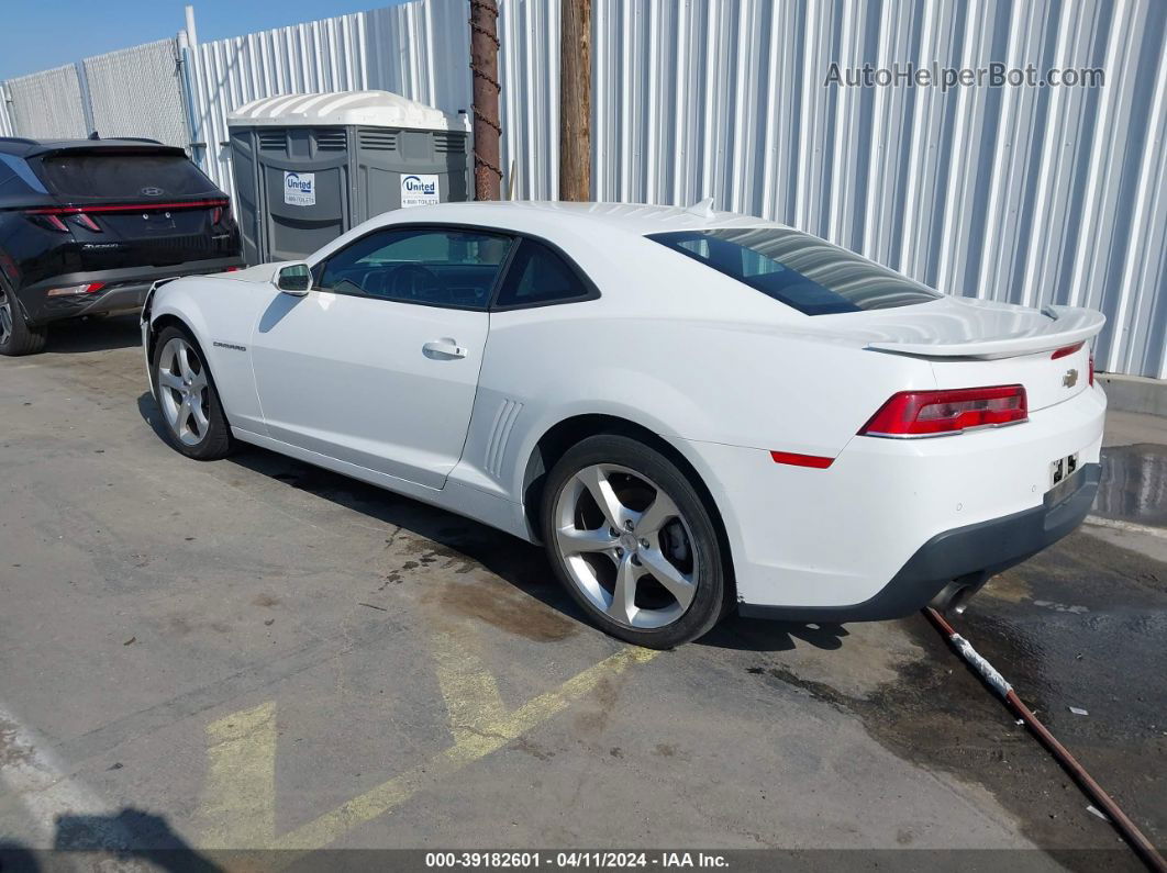 2015 Chevrolet Camaro 1lt White vin: 2G1FD1E37F9279641