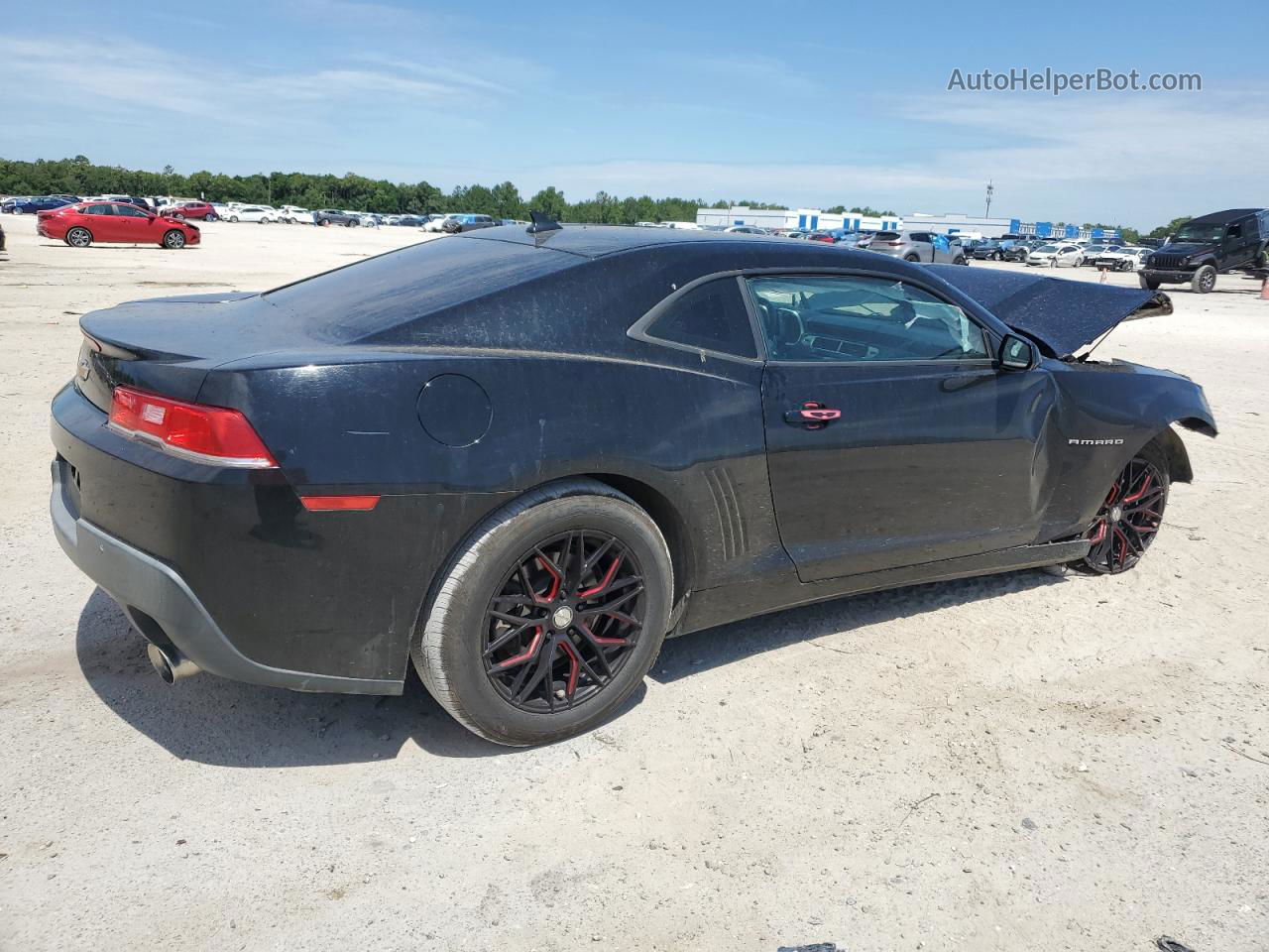 2015 Chevrolet Camaro Lt Black vin: 2G1FD1E38F9167351