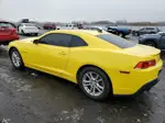 2015 Chevrolet Camaro Lt Yellow vin: 2G1FD1E38F9205502