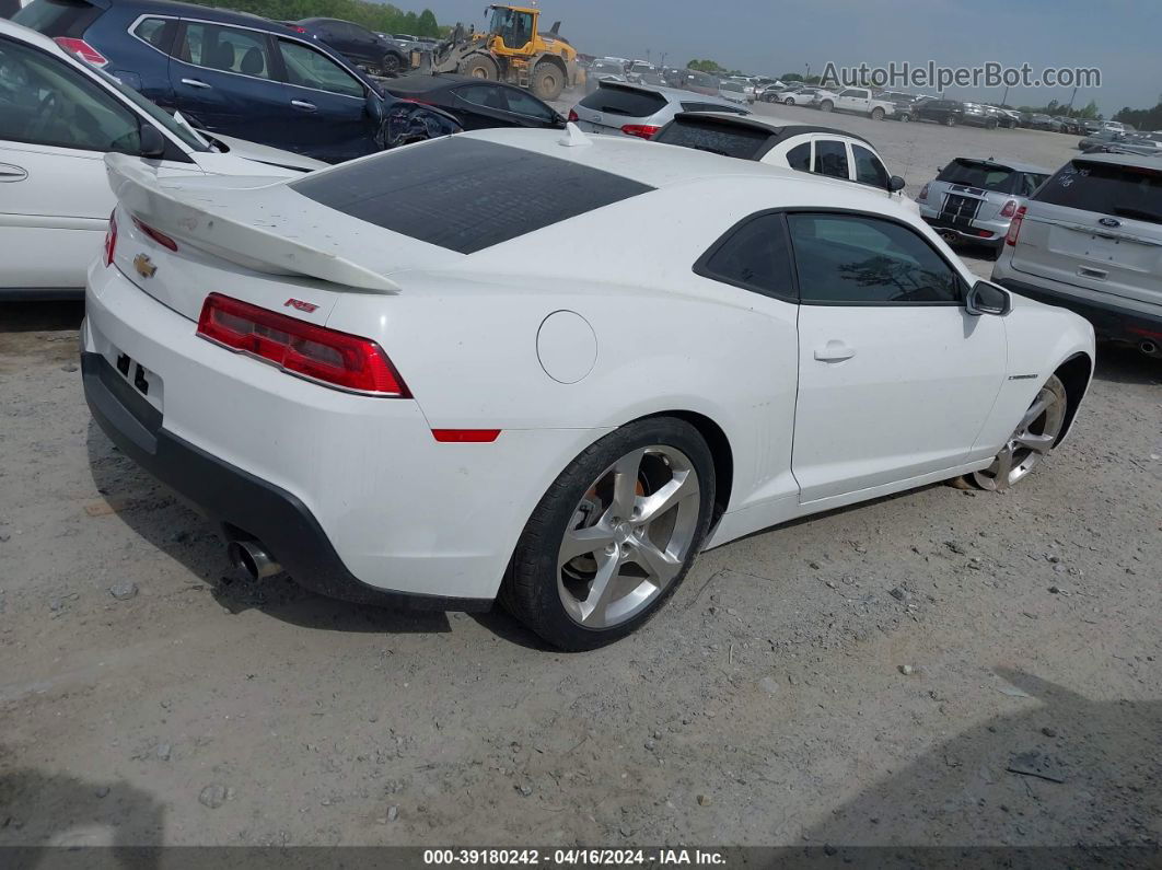 2015 Chevrolet Camaro 1lt White vin: 2G1FD1E38F9251850