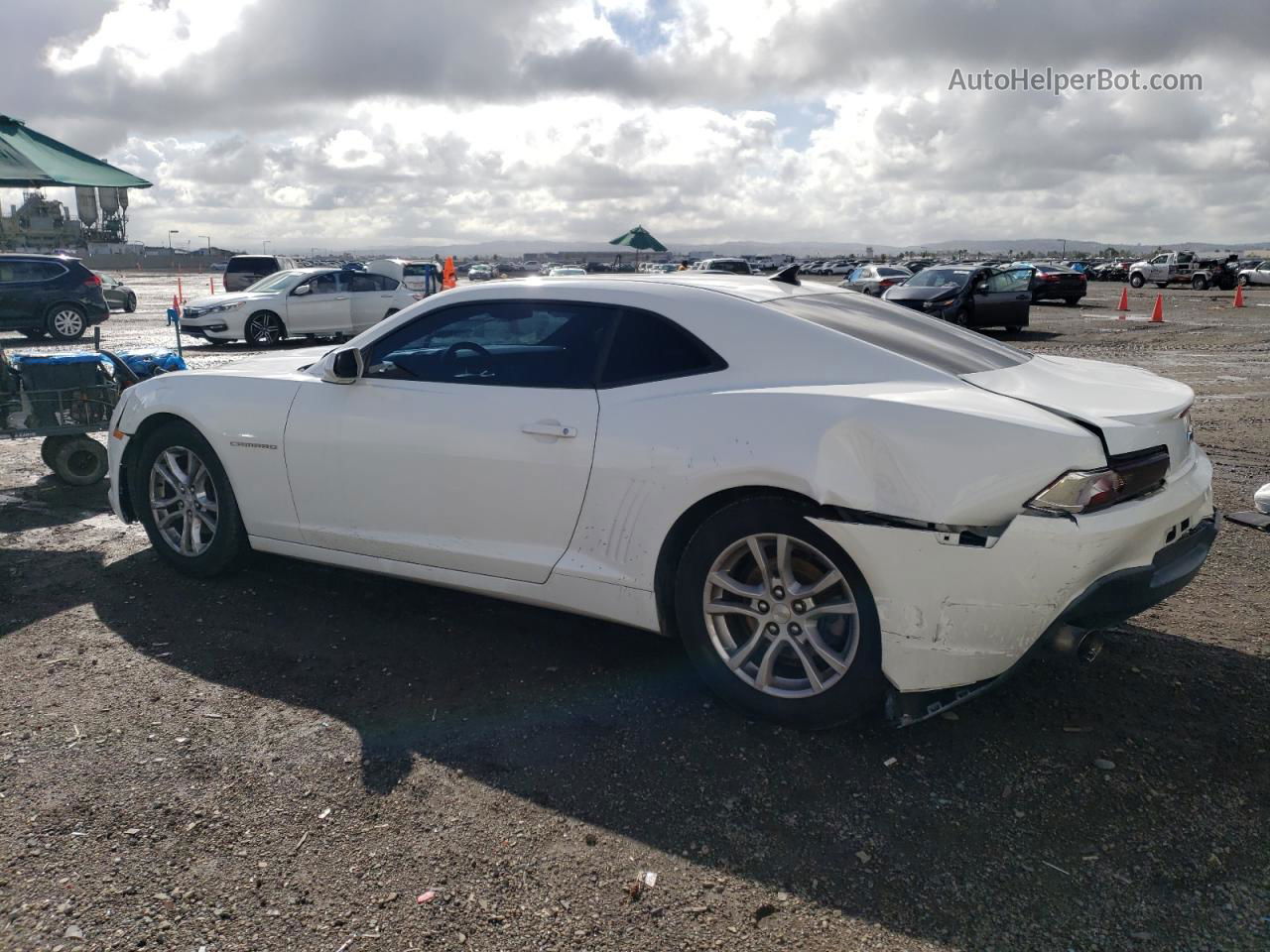 2015 Chevrolet Camaro Lt White vin: 2G1FD1E38F9263674