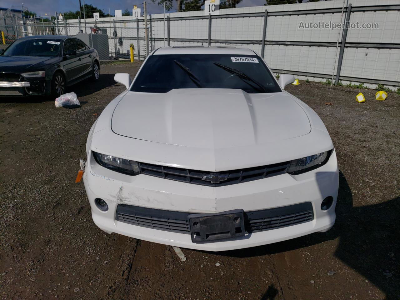 2015 Chevrolet Camaro Lt White vin: 2G1FD1E38F9263674