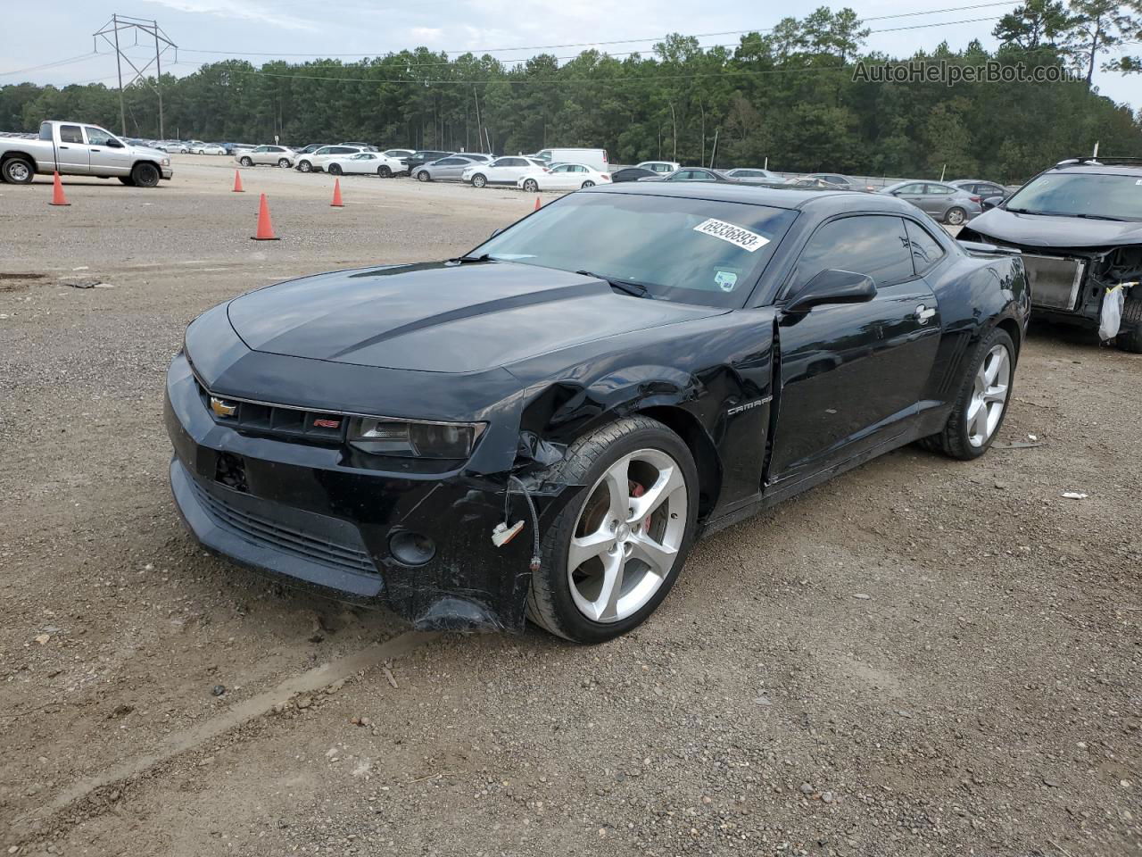 2015 Chevrolet Camaro Lt Black vin: 2G1FD1E39F9165902