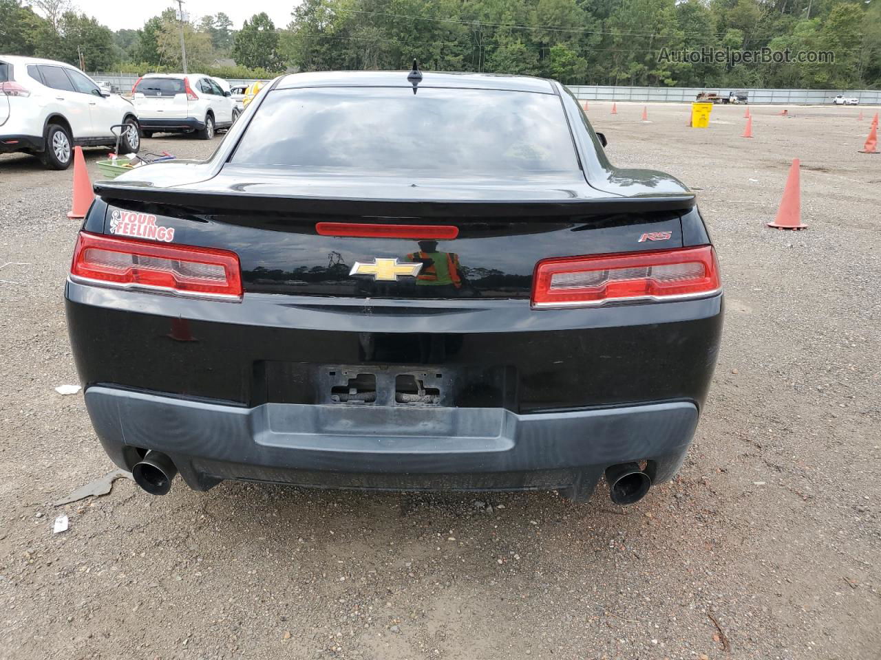 2015 Chevrolet Camaro Lt Black vin: 2G1FD1E39F9165902