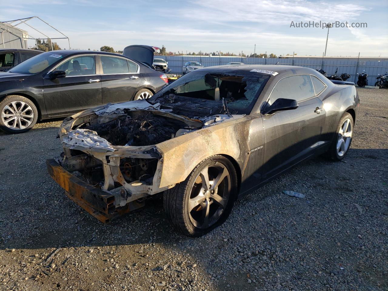 2015 Chevrolet Camaro Lt Black vin: 2G1FD1E39F9181520