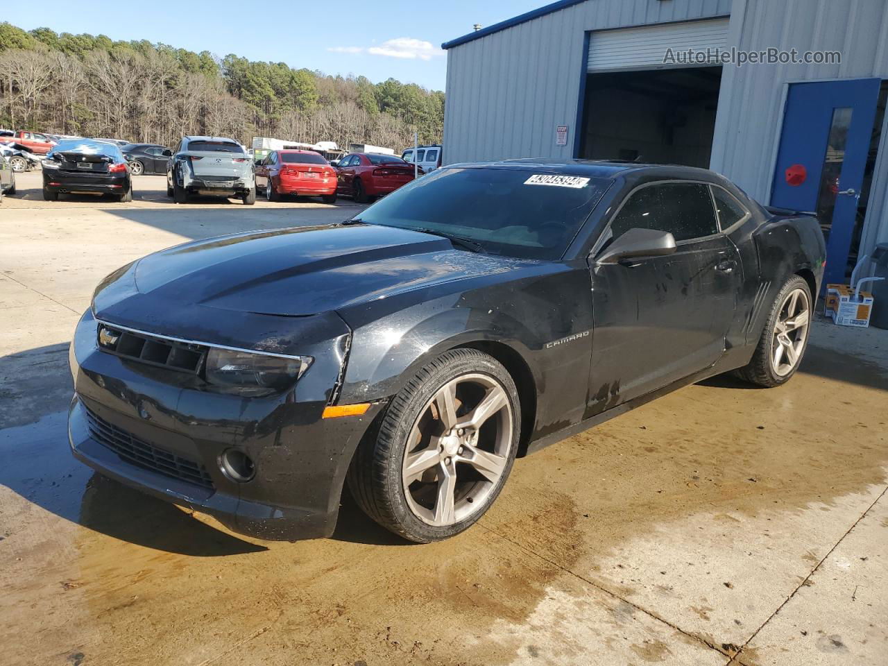 2015 Chevrolet Camaro Lt Black vin: 2G1FD1E39F9201345