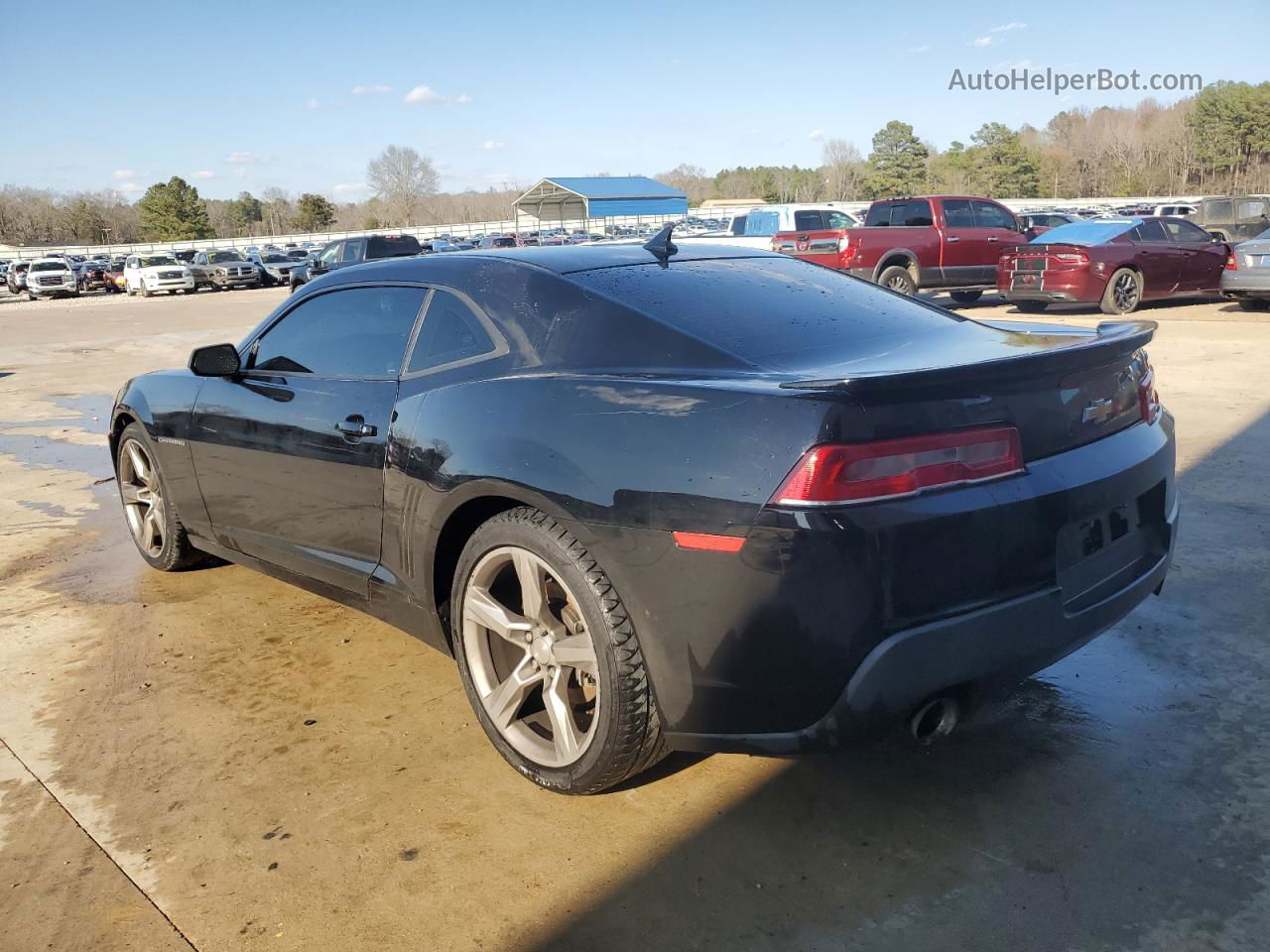 2015 Chevrolet Camaro Lt Black vin: 2G1FD1E39F9201345