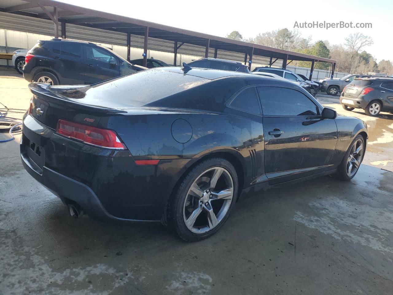 2015 Chevrolet Camaro Lt Black vin: 2G1FD1E39F9201345