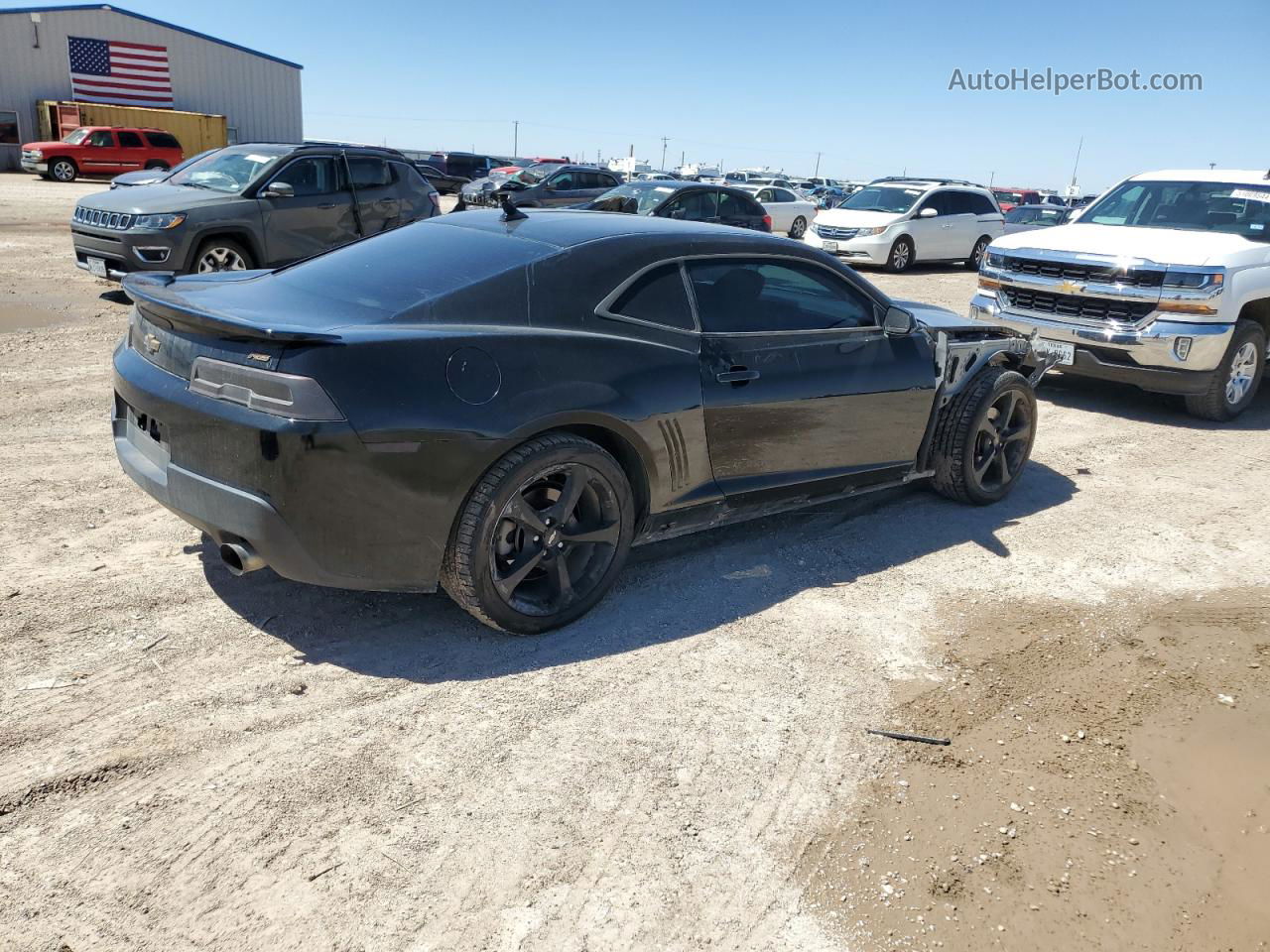 2015 Chevrolet Camaro Lt Black vin: 2G1FD1E39F9248892