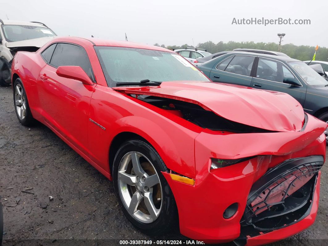 2015 Chevrolet Camaro 1lt Red vin: 2G1FD1E39F9294772