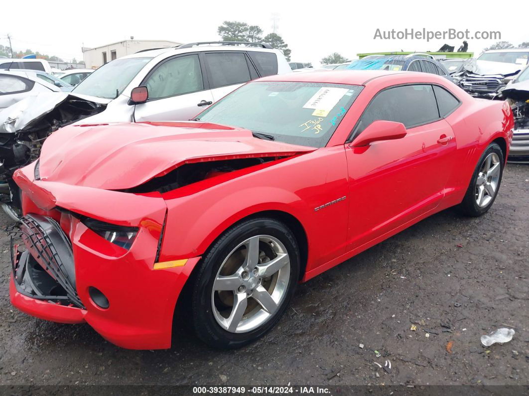 2015 Chevrolet Camaro 1lt Red vin: 2G1FD1E39F9294772