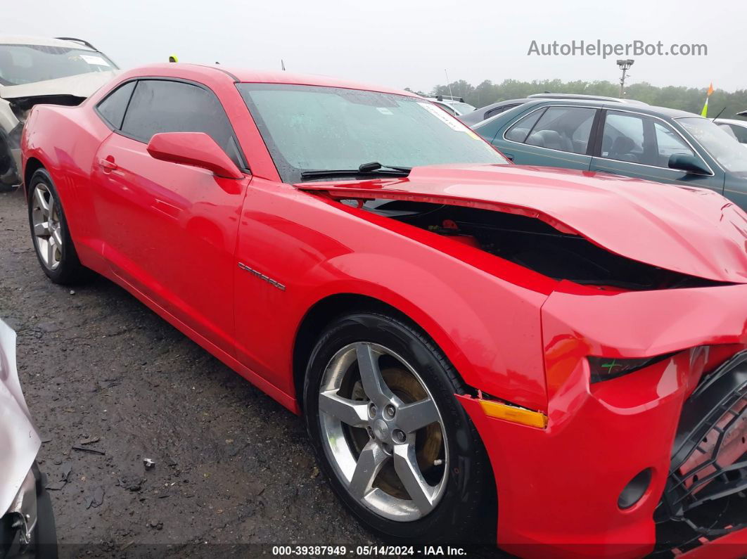 2015 Chevrolet Camaro 1lt Red vin: 2G1FD1E39F9294772