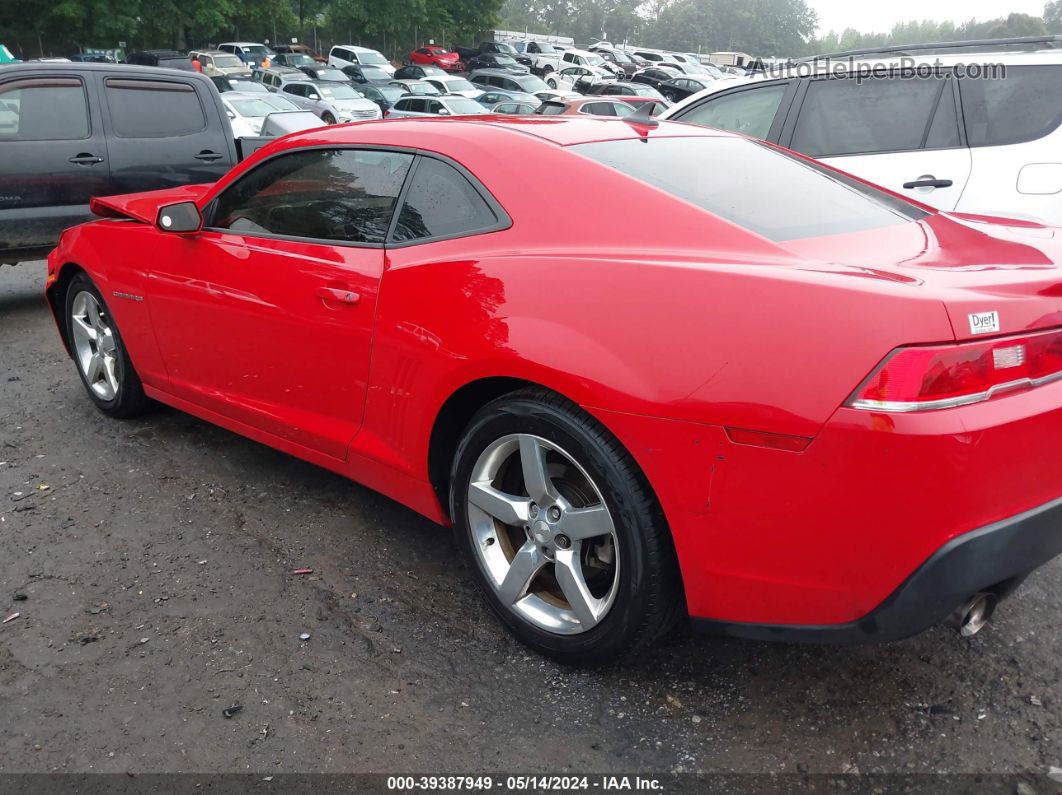 2015 Chevrolet Camaro 1lt Red vin: 2G1FD1E39F9294772