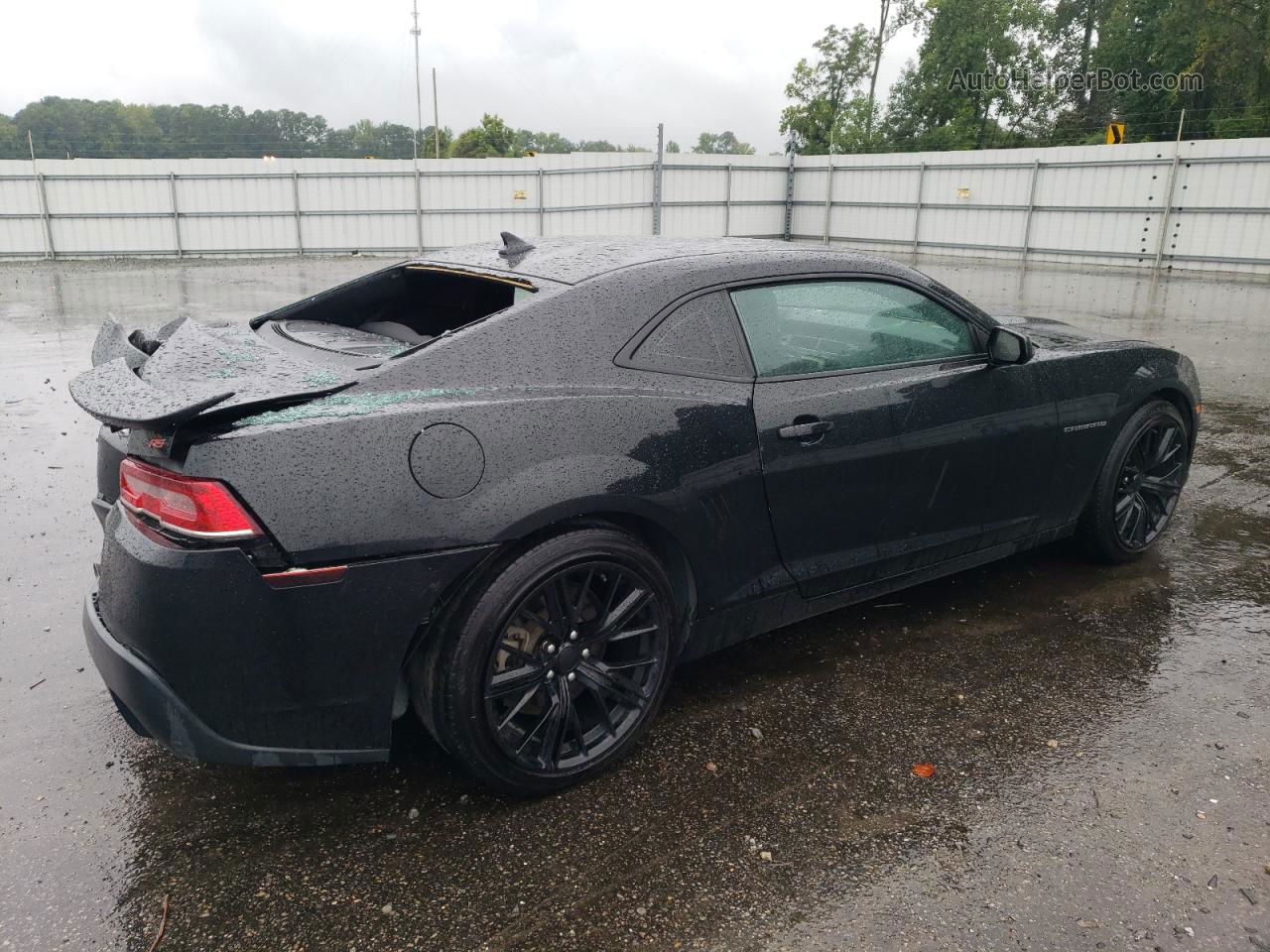 2015 Chevrolet Camaro Lt Black vin: 2G1FD1E39F9310999