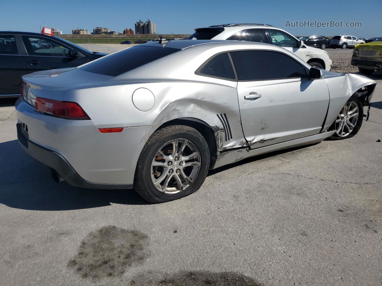 2015 Chevrolet Camaro Lt Silver vin: 2G1FD1E3XF9106941