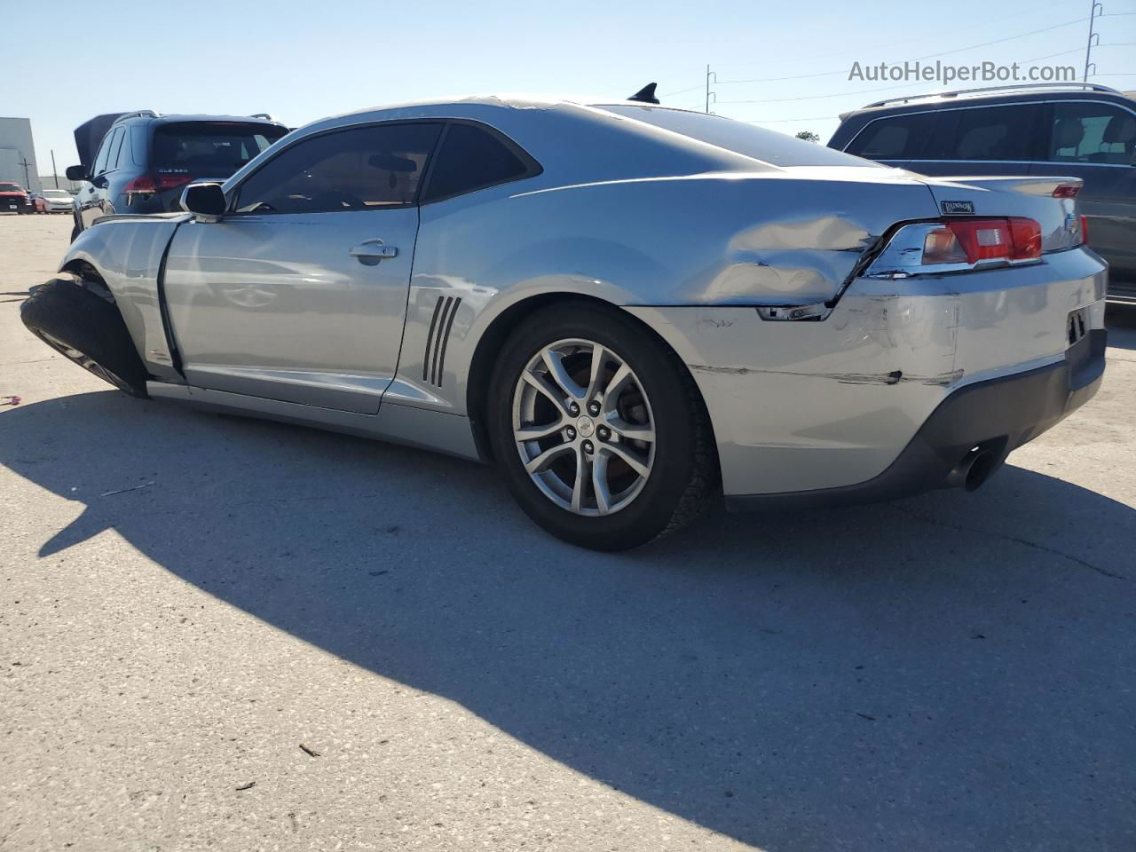 2015 Chevrolet Camaro Lt Silver vin: 2G1FD1E3XF9106941