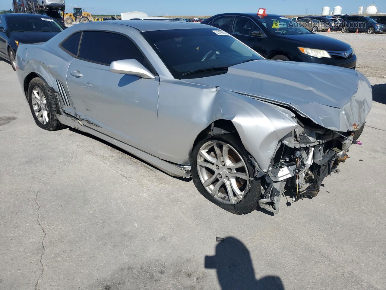 2015 Chevrolet Camaro Lt Silver vin: 2G1FD1E3XF9106941