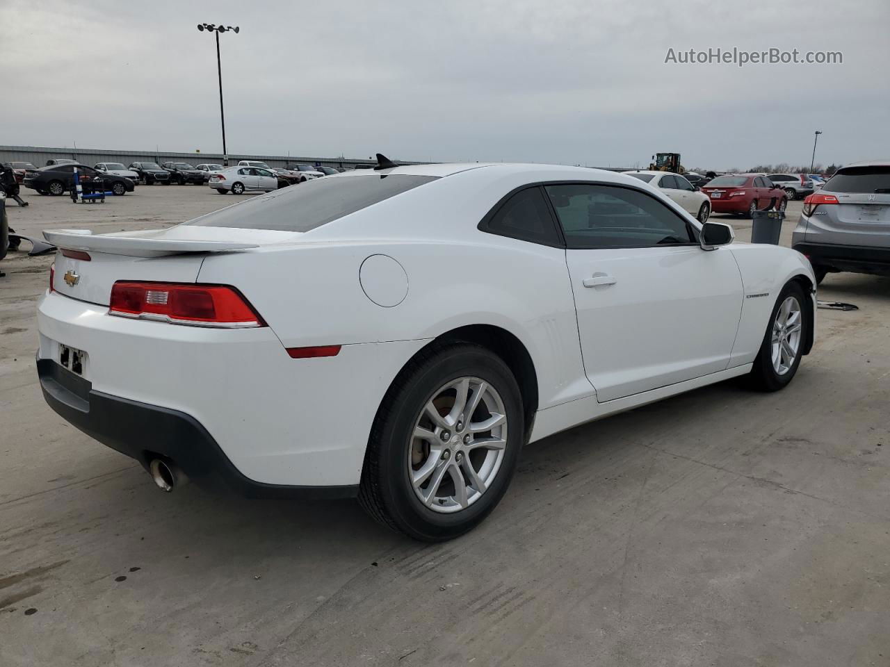 2015 Chevrolet Camaro Lt White vin: 2G1FD1E3XF9112125