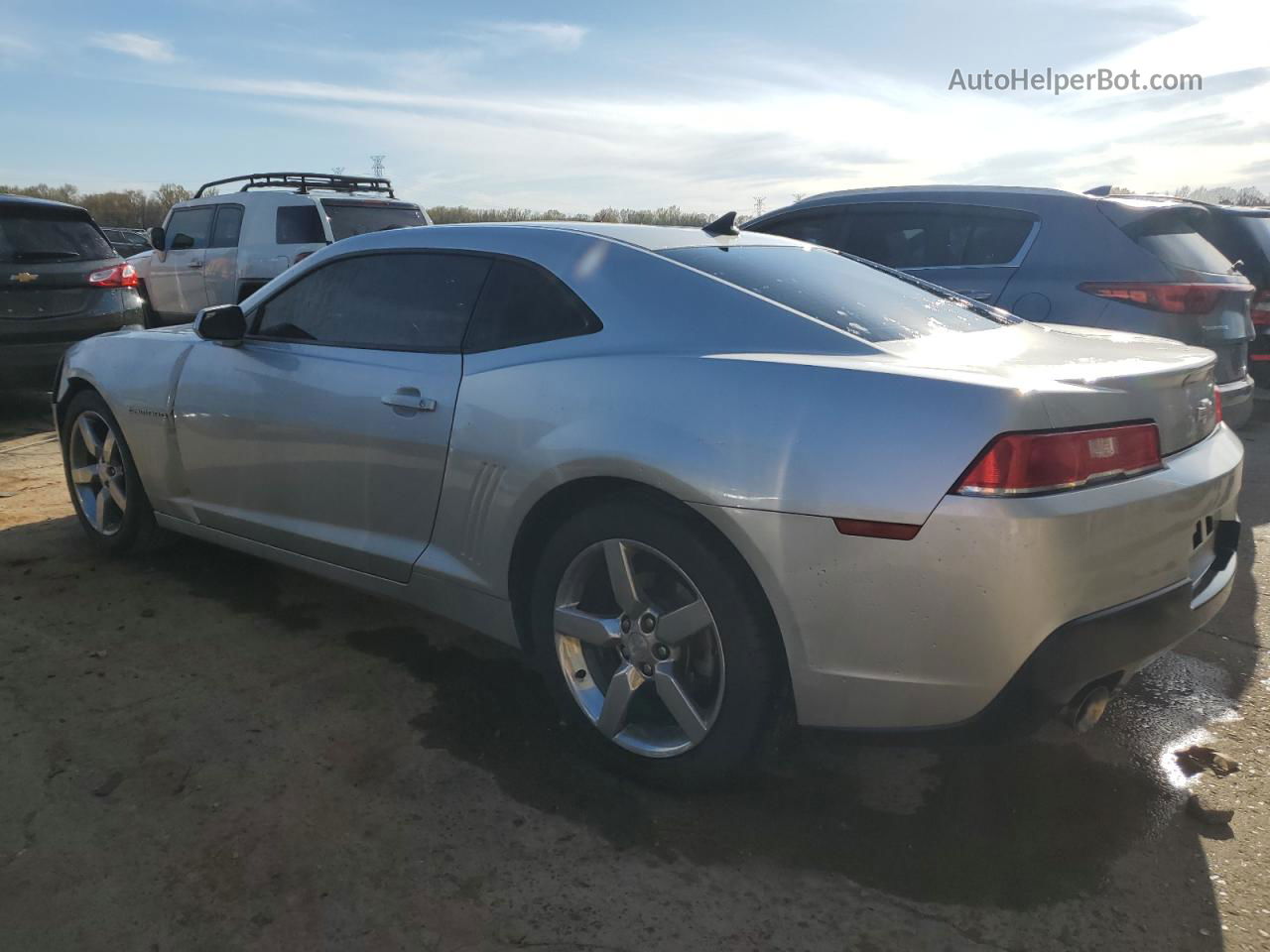 2015 Chevrolet Camaro Lt Silver vin: 2G1FD1E3XF9193854