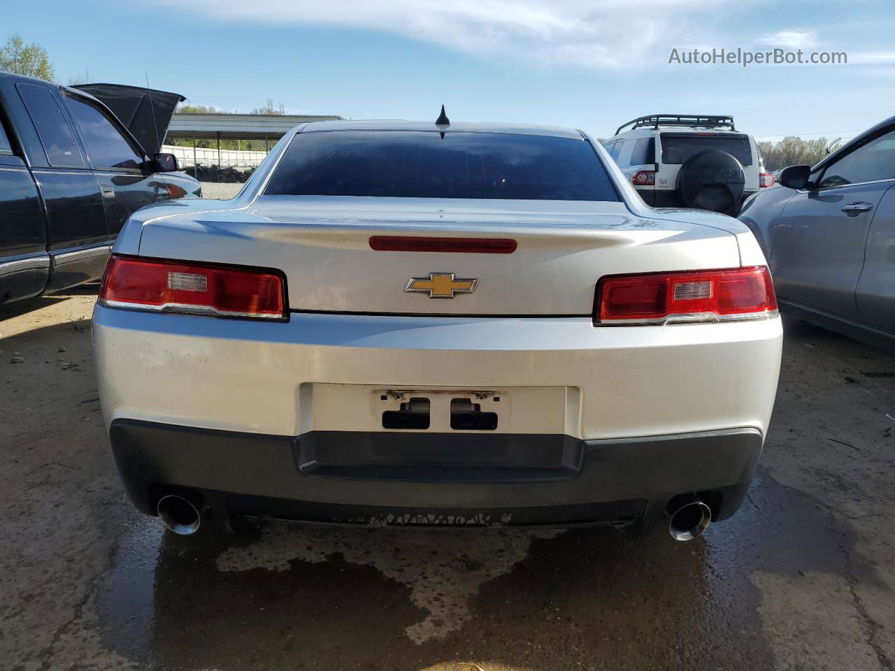 2015 Chevrolet Camaro Lt Silver vin: 2G1FD1E3XF9193854