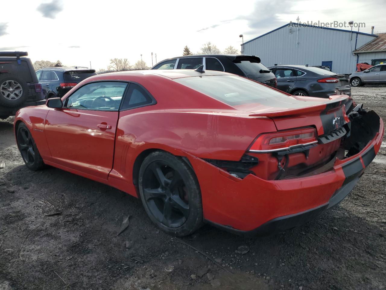 2015 Chevrolet Camaro Lt Red vin: 2G1FD1E3XF9229090